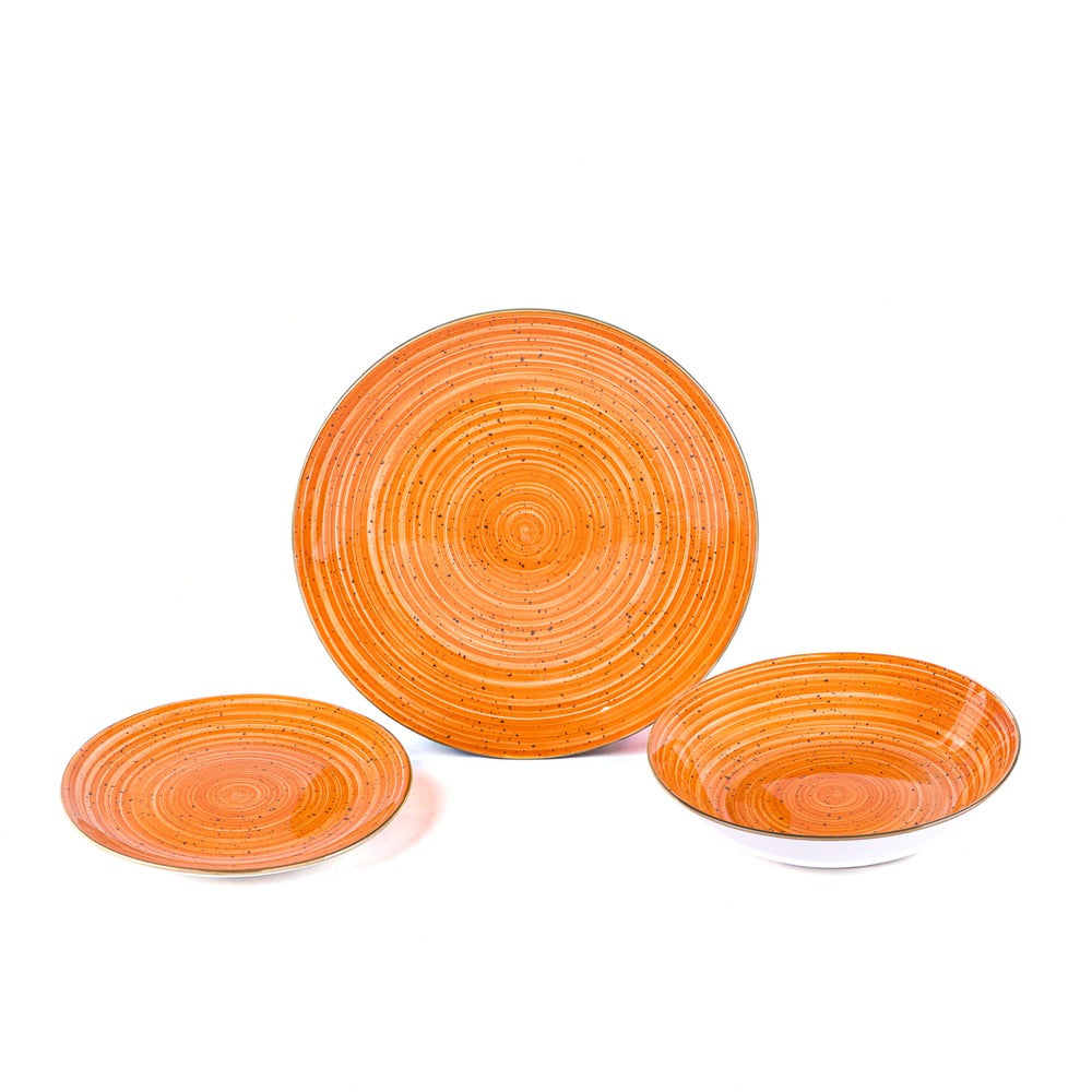 Madison Kaleido Servizio Piatti In Porcellana - Set 18 Pz