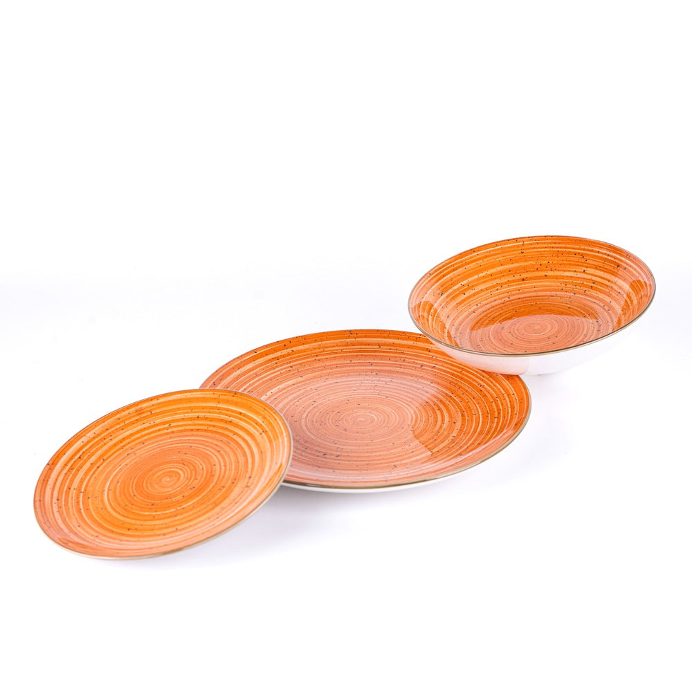 Madison Kaleido Servizio Piatti In Porcellana - Set 18 Pz