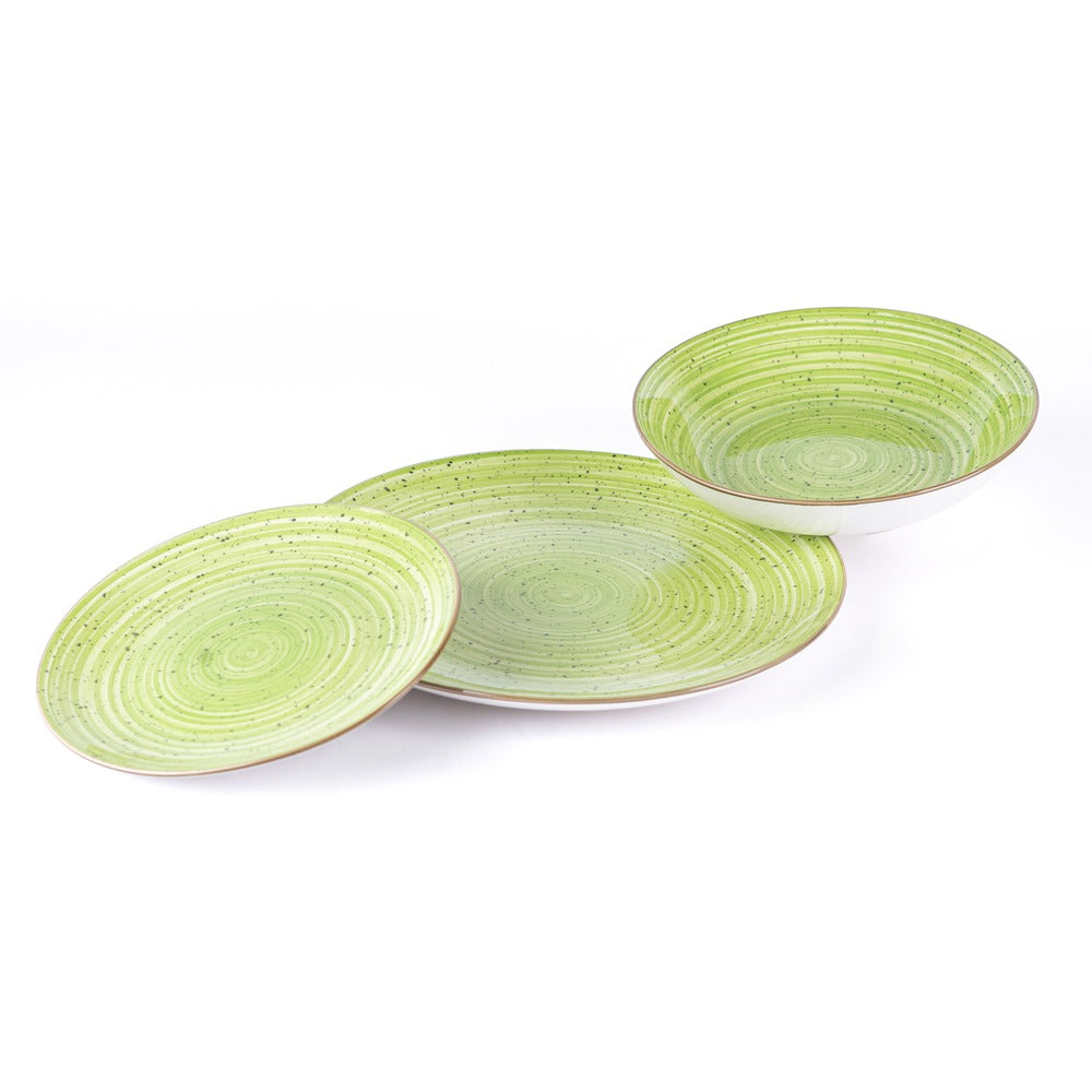 Madison Kaleido Servizio Piatti In Porcellana - Set 18 Pz