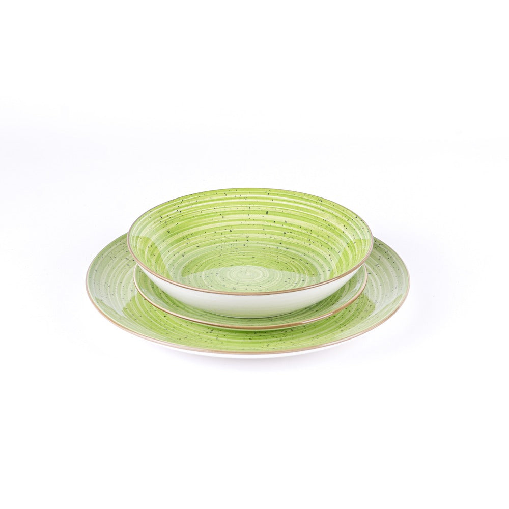 Madison Kaleido Servizio Piatti In Porcellana - Set 18 Pz