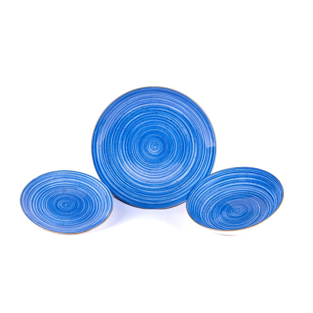 Madison Kaleido Servizio Piatti In Porcellana - Set 18 Pz