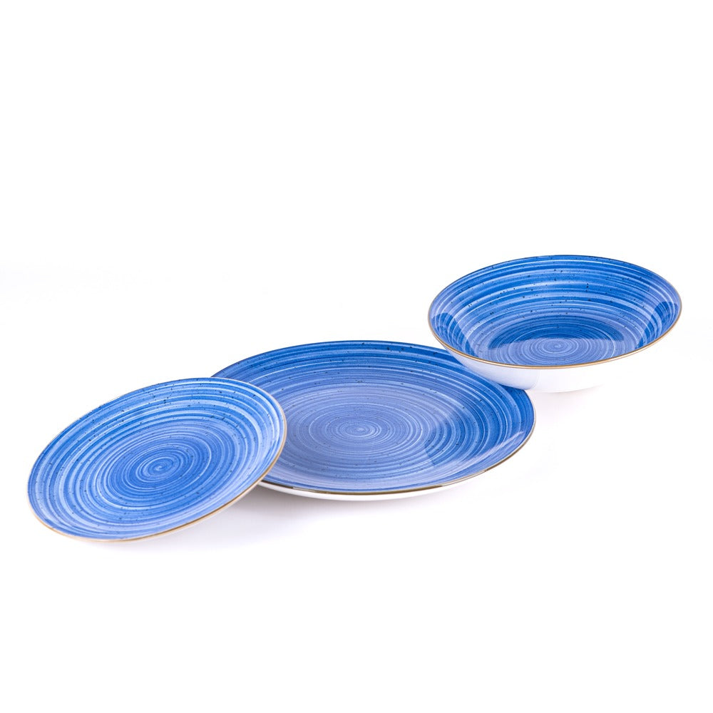 Madison Kaleido Servizio Piatti In Porcellana - Set 18 Pz
