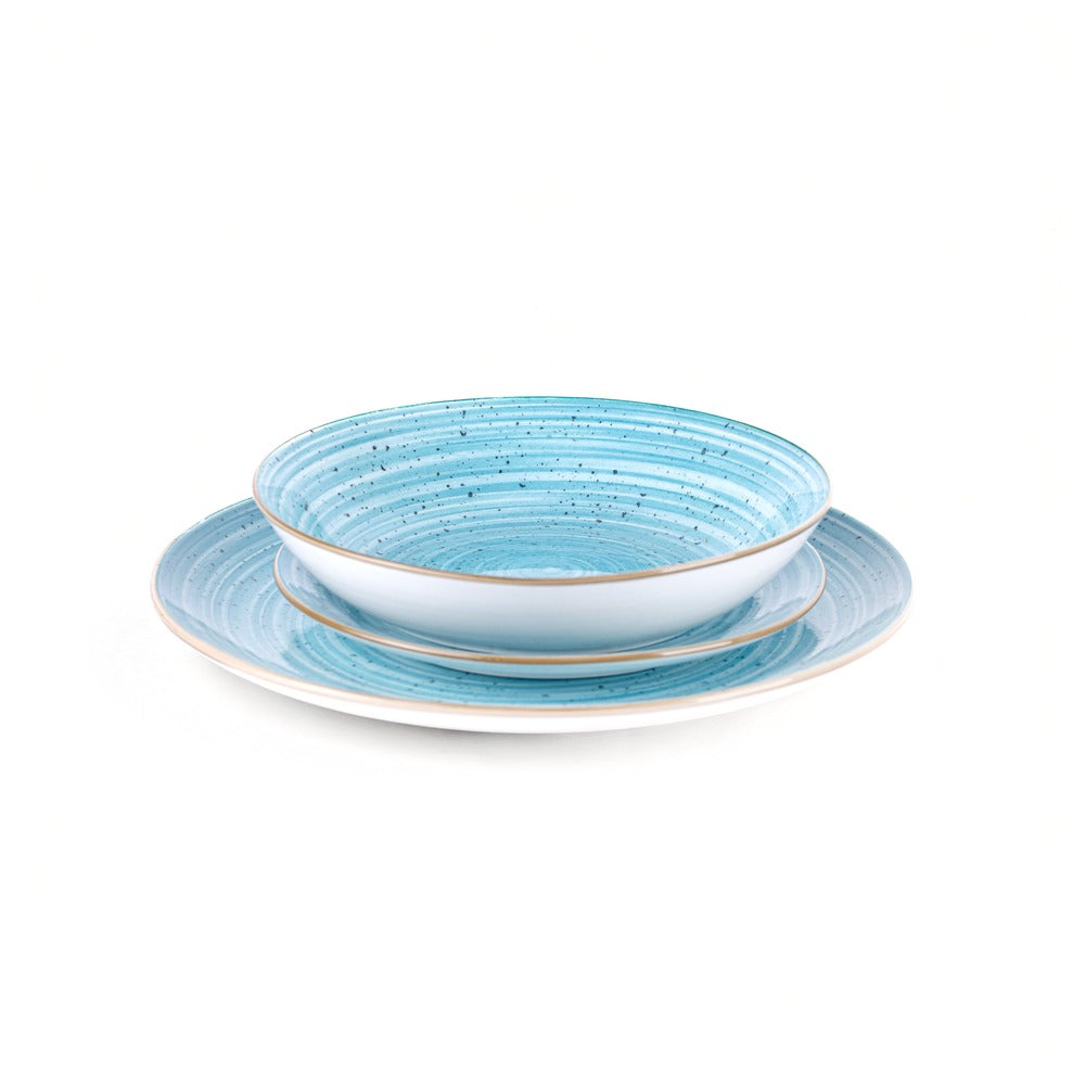 Madison Kaleido Servizio Piatti In Porcellana - Set 18 Pz