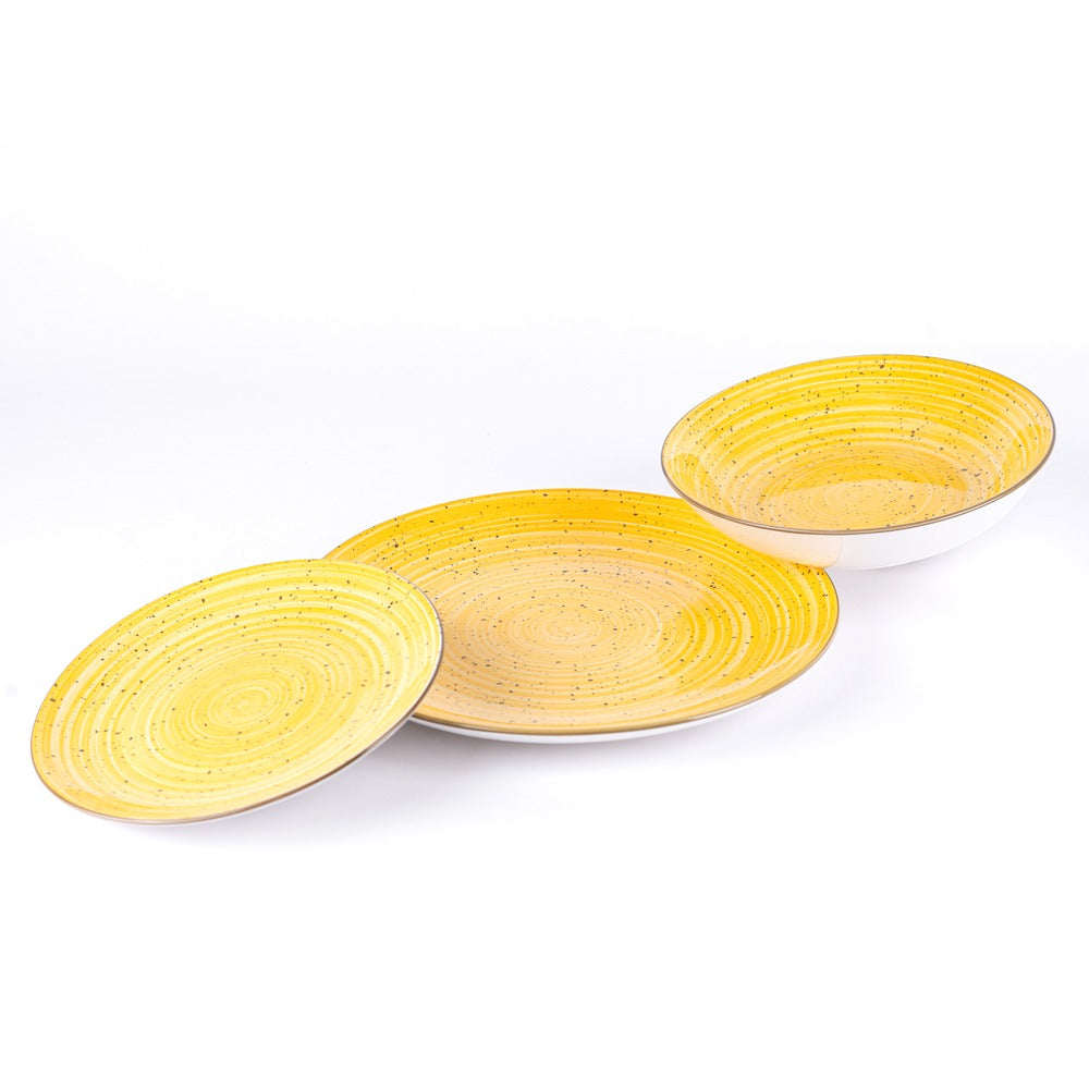 Madison Kaleido Servizio Piatti In Porcellana - Set 18 Pz
