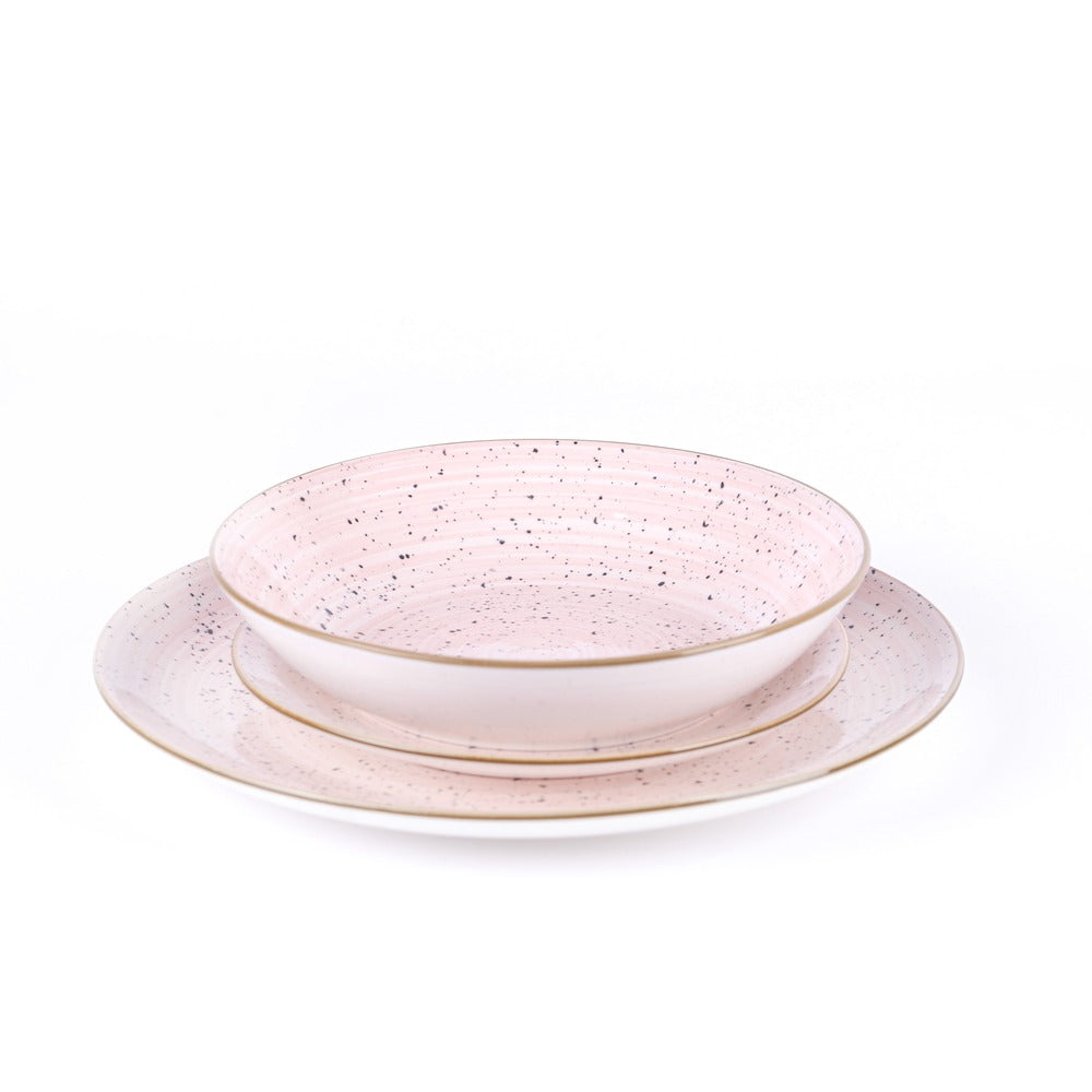 Metropolis Porcelain Dinnerware Set - Set 18 Pieces