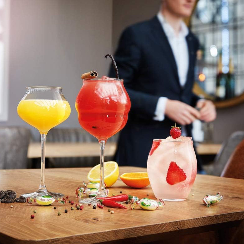 40 cl - Chef & Sommelier Macaron Bicchiere Acqua In Vetro - Set 6 Pz