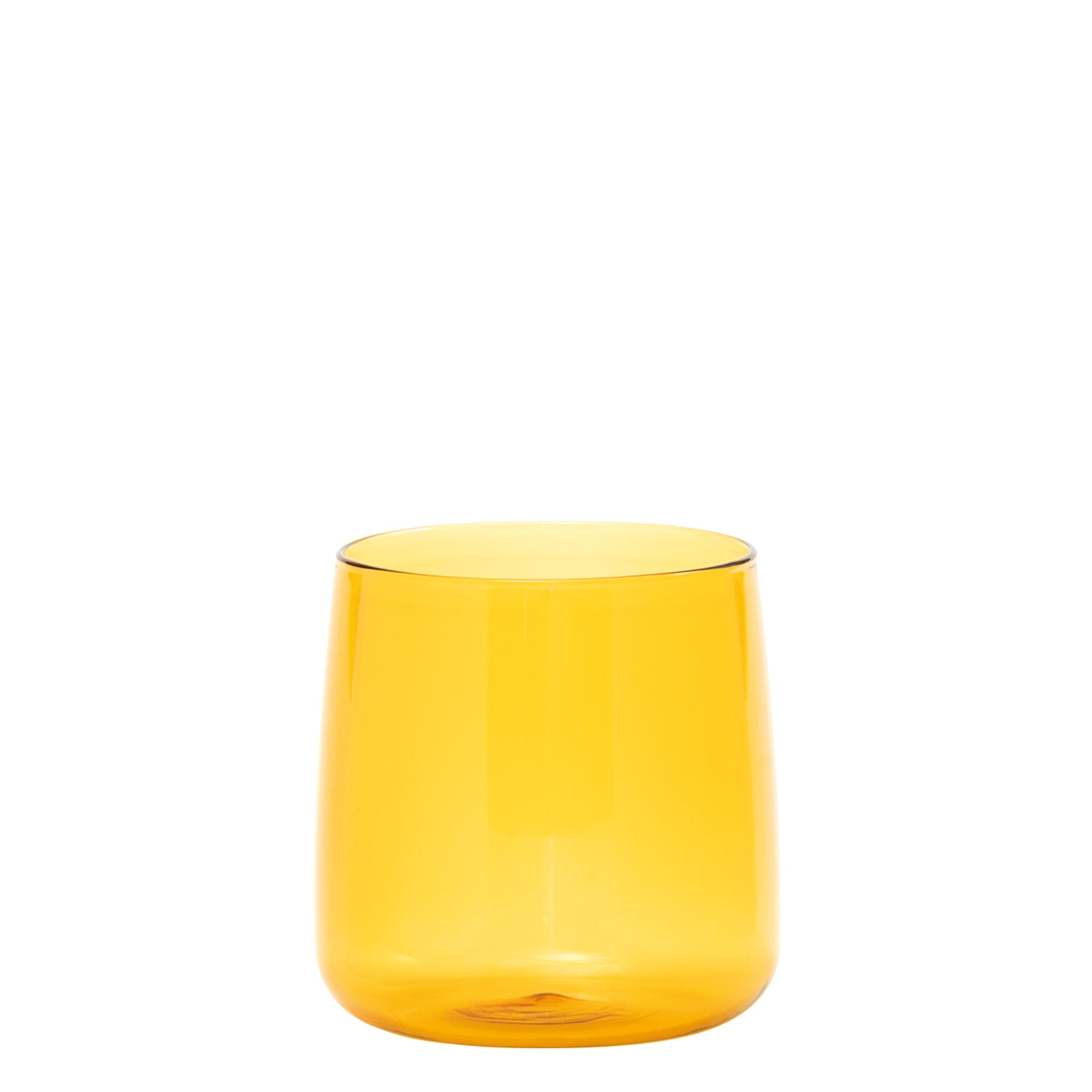 44 cl - Zafferano No Bilia Bicchiere Acqua Fatto a Mano In Vetro Set 6 Pz