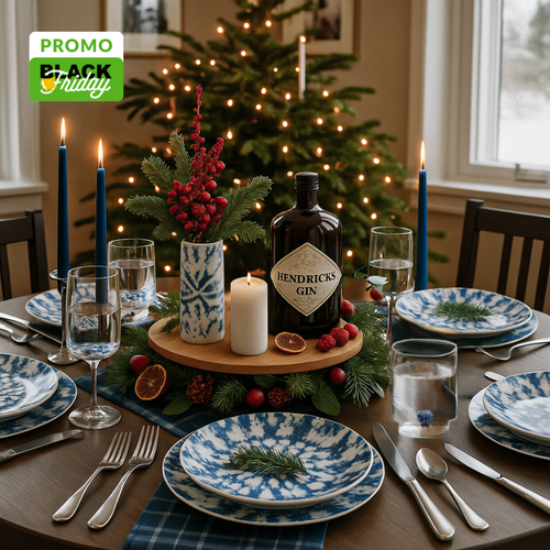 Zafferano Teca Mare (Verschiedene Dekore) + Tognana Porzellanservice + Sambonet Besteck aus Edelstahl