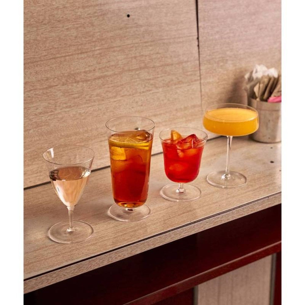 33 cl - Italesse Roxy Bar Collins Calice Cocktail Soffiato a Bocca In Vetro - Set 6 Pz