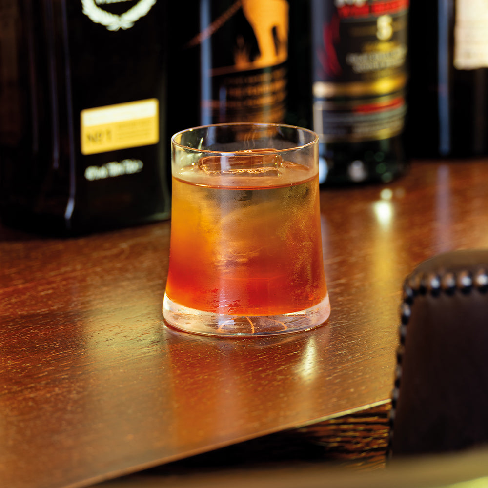 28 cl - Zafferano Sam Bicchiere Cocktail Old Fashioned In Vetro Set 4 Pz