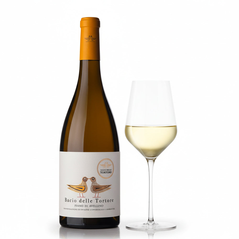 Passo delle Tortore Fiano di Avellino DOCG 2024 + Set de 6 Verres à Vin Blanc Starlight 41 cl