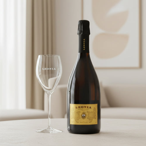 Leonia Brut Pomino DOC 2021 Frescobaldi + 6 Calici Flute Leonia Frescobaldi