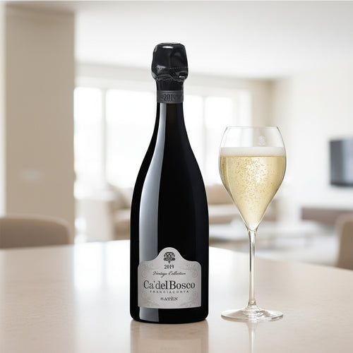Satèn Vintage Franciacorta DOCG 2019 Ca’ del Bosco + 6 Calici Franciacorta Vino Bianco 42 cl