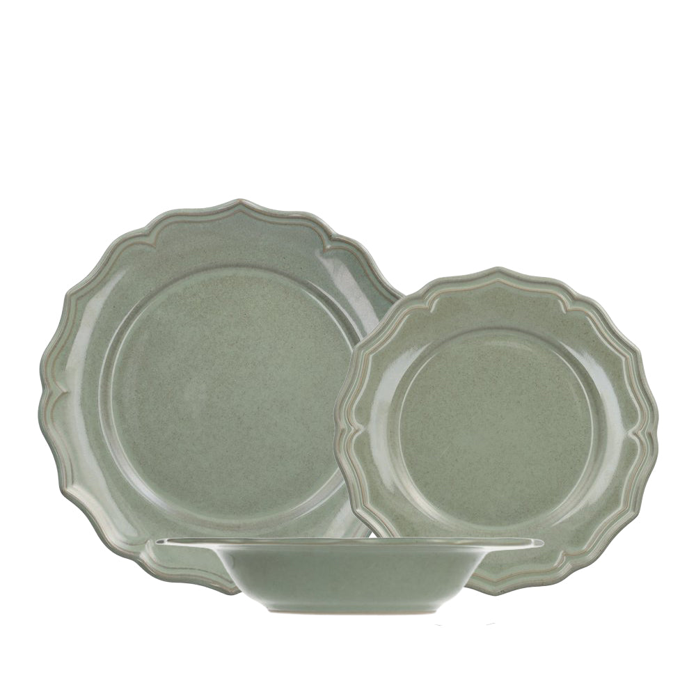 Sinfonia Servizio Piatti In Stoneware - Set 18 Pz
