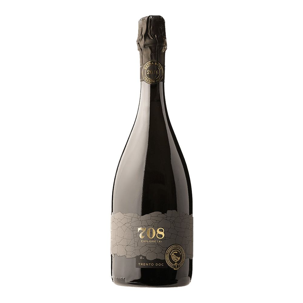 708km Trento DOC 2021 Extra Brut Blanc De Blanc Metodo Classico - Cembrani DOC
