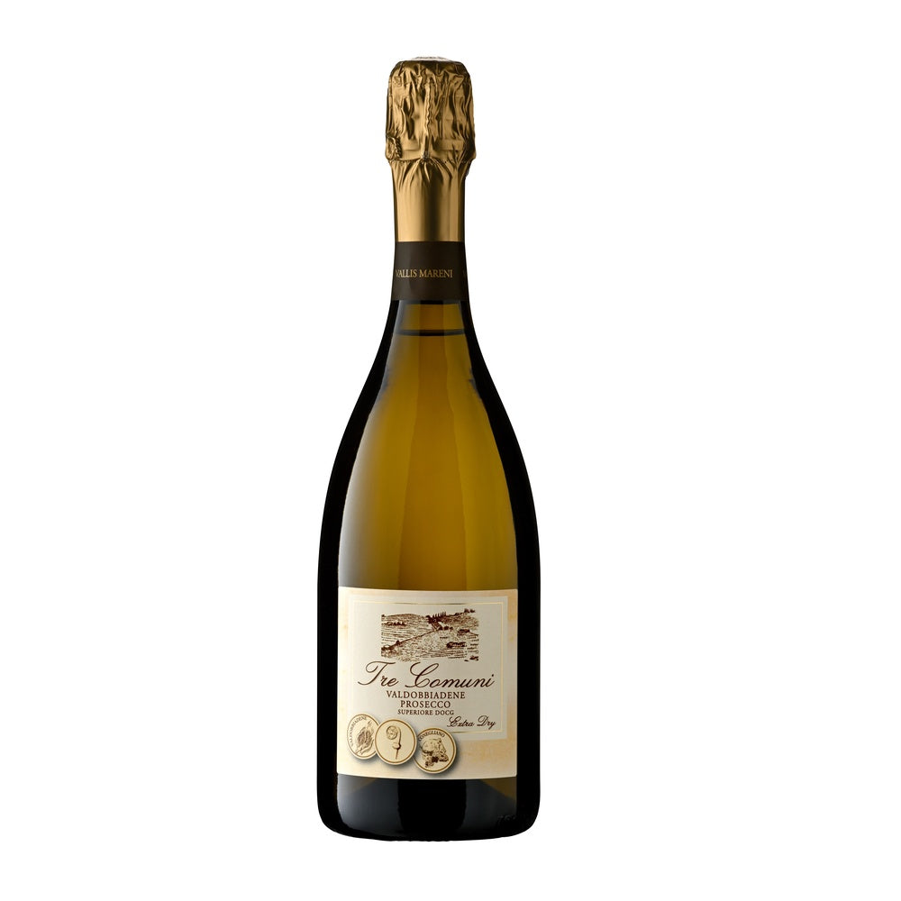 Tre Comuni Selezione Conegliano Valdobbiadene Prosecco DOCG Metodo Martinotti Vallis Mareni