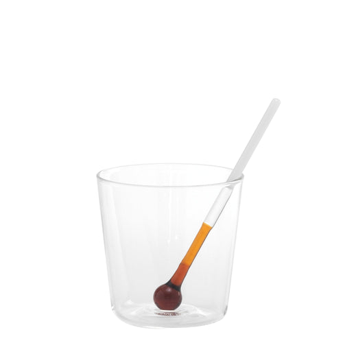 38.5 cl - Zafferano Spritzometro Bicchiere Cocktail Con Misurino Fatto a Mano In Vetro Borosilicato Set 3 Pz