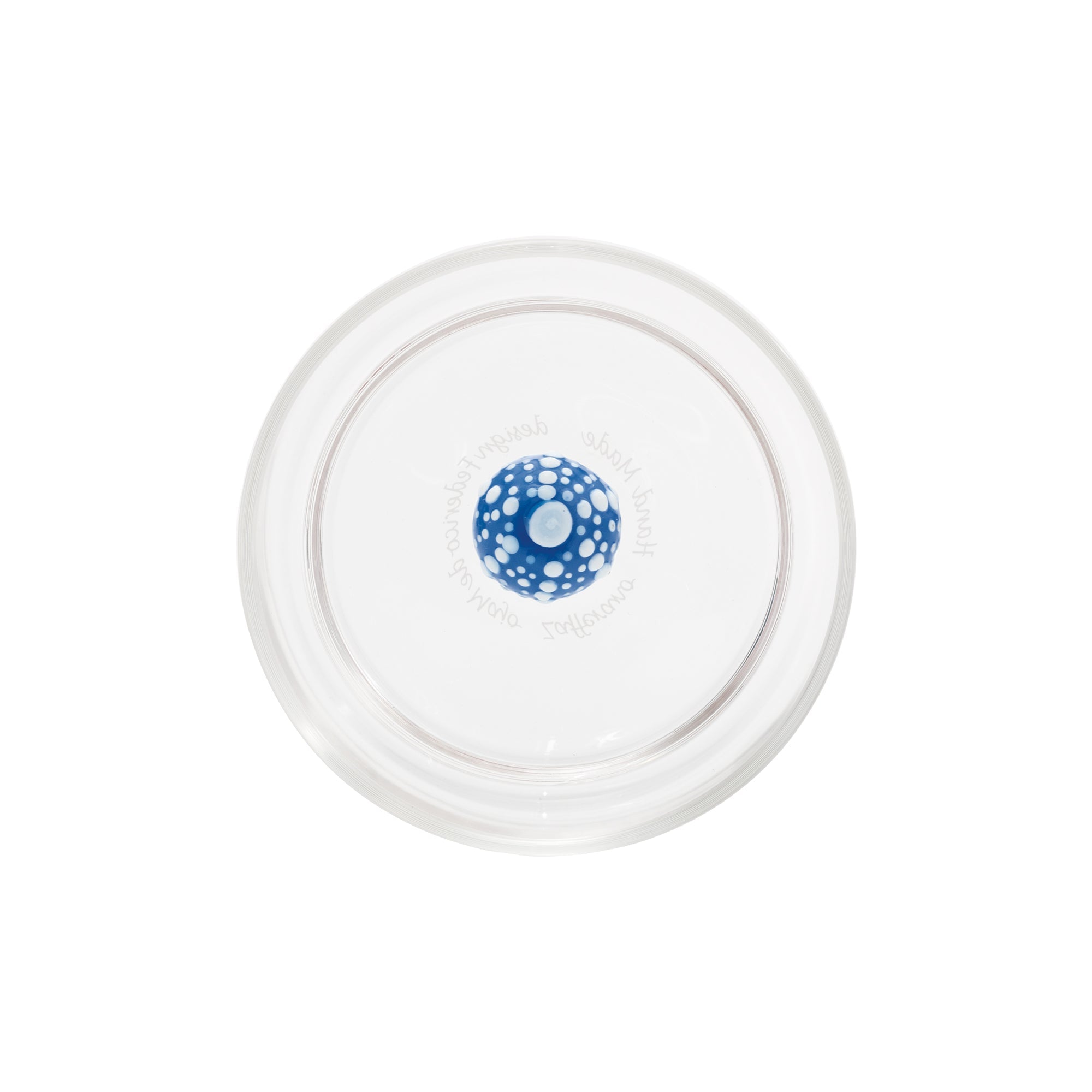 35 cl - Zafferano Teca Mare Bicchiere Acqua In Vetro Set 6 Pz