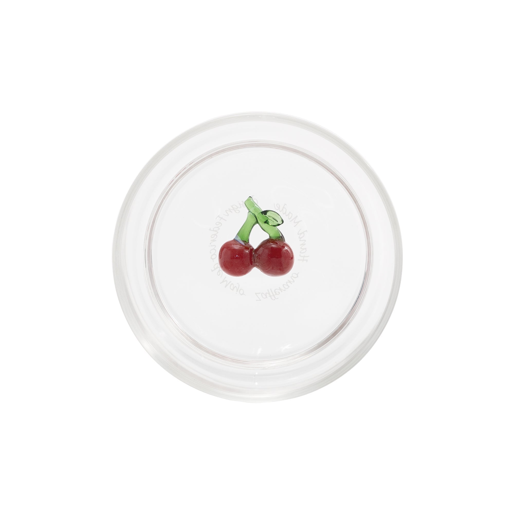 35 cl - Zafferano Teca Frutta Bicchiere Acqua In Vetro Set 6 Pz