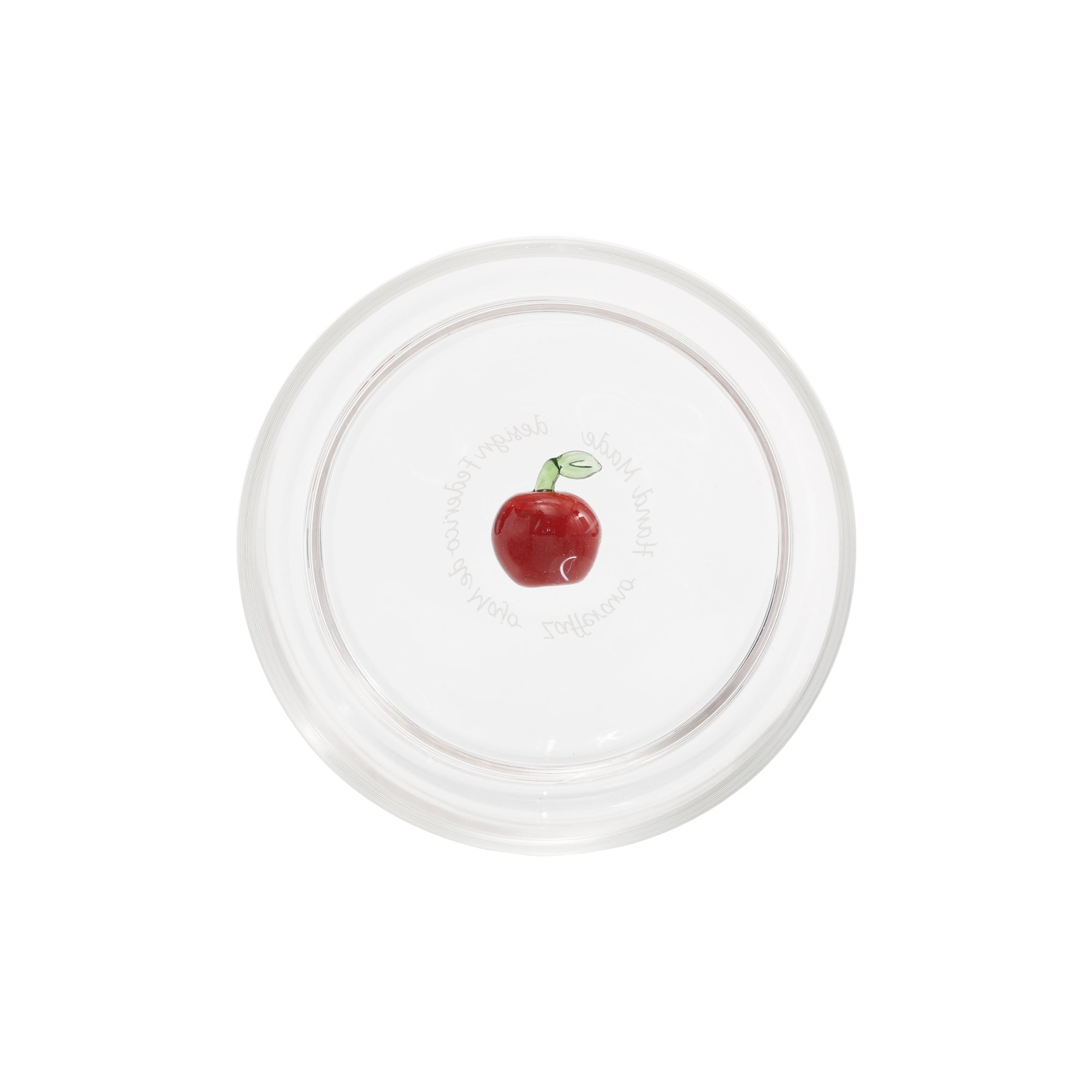 35 cl - Zafferano Teca Frutta Bicchiere Acqua In Vetro Set 6 Pz