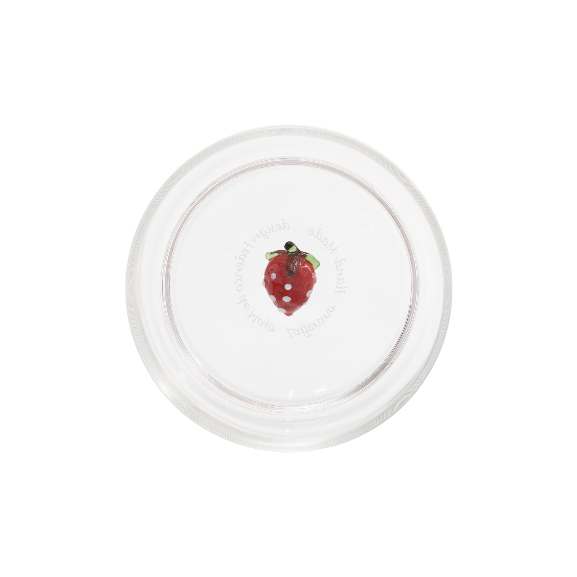 35 cl - Zafferano Teca Frutta Bicchiere Acqua In Vetro Set 6 Pz