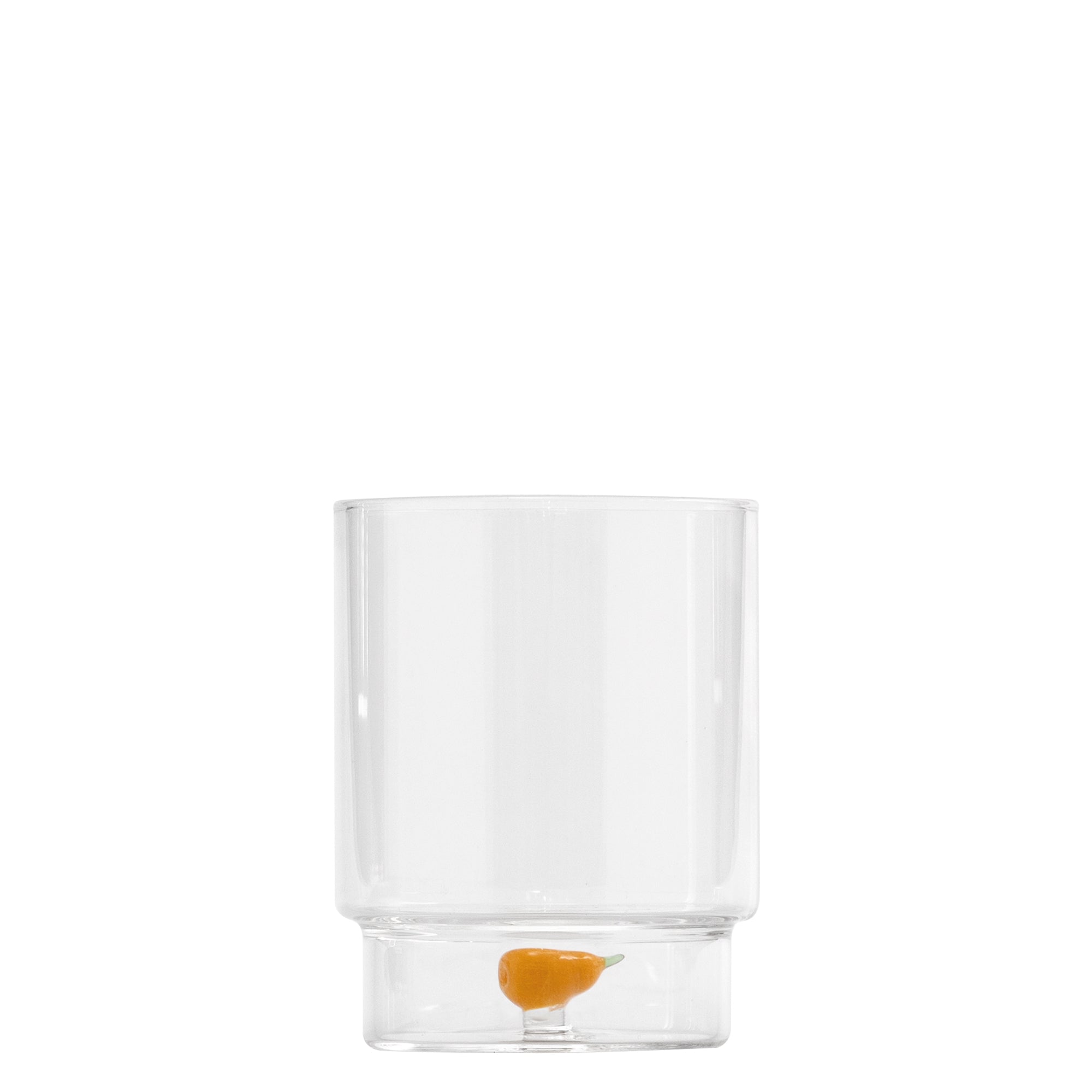 35 cl - Zafferano Teca Frutta Bicchiere Acqua In Vetro Set 6 Pz