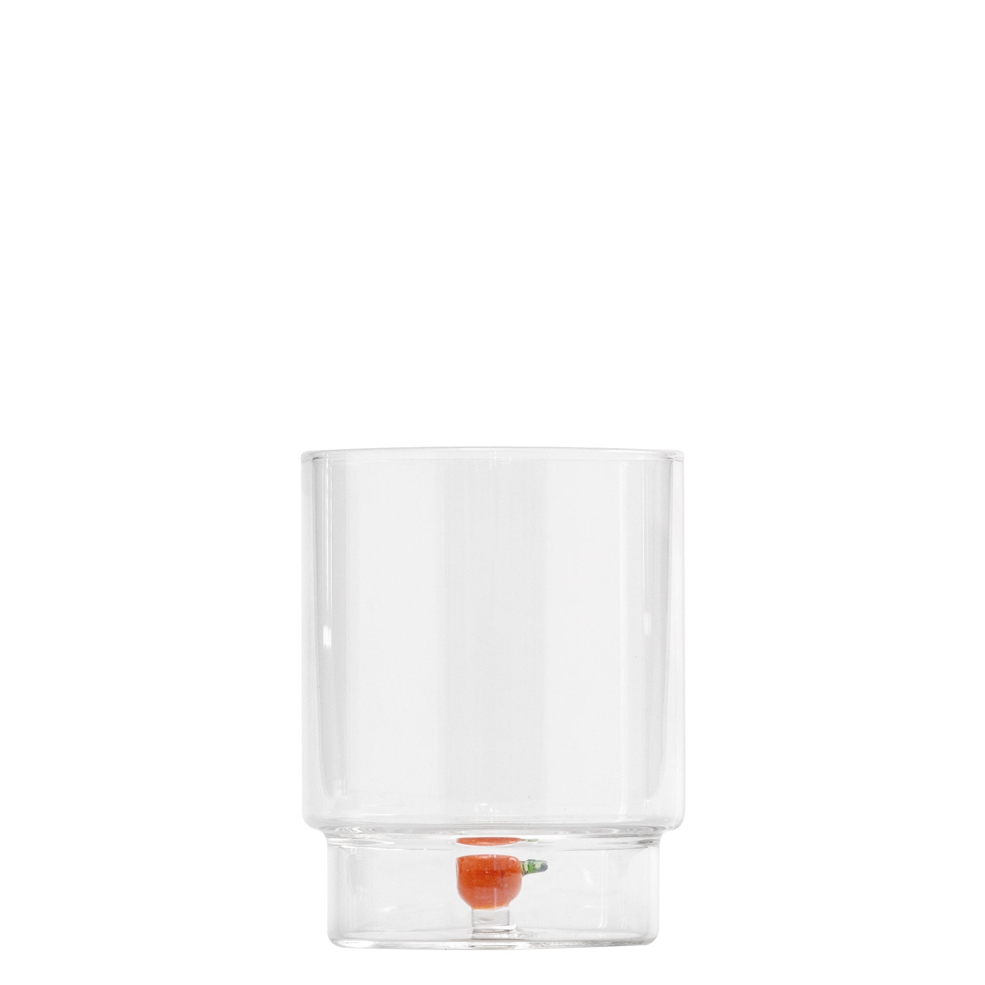 35 cl - Zafferano Teca Frutta Bicchiere Acqua In Vetro Set 6 Pz