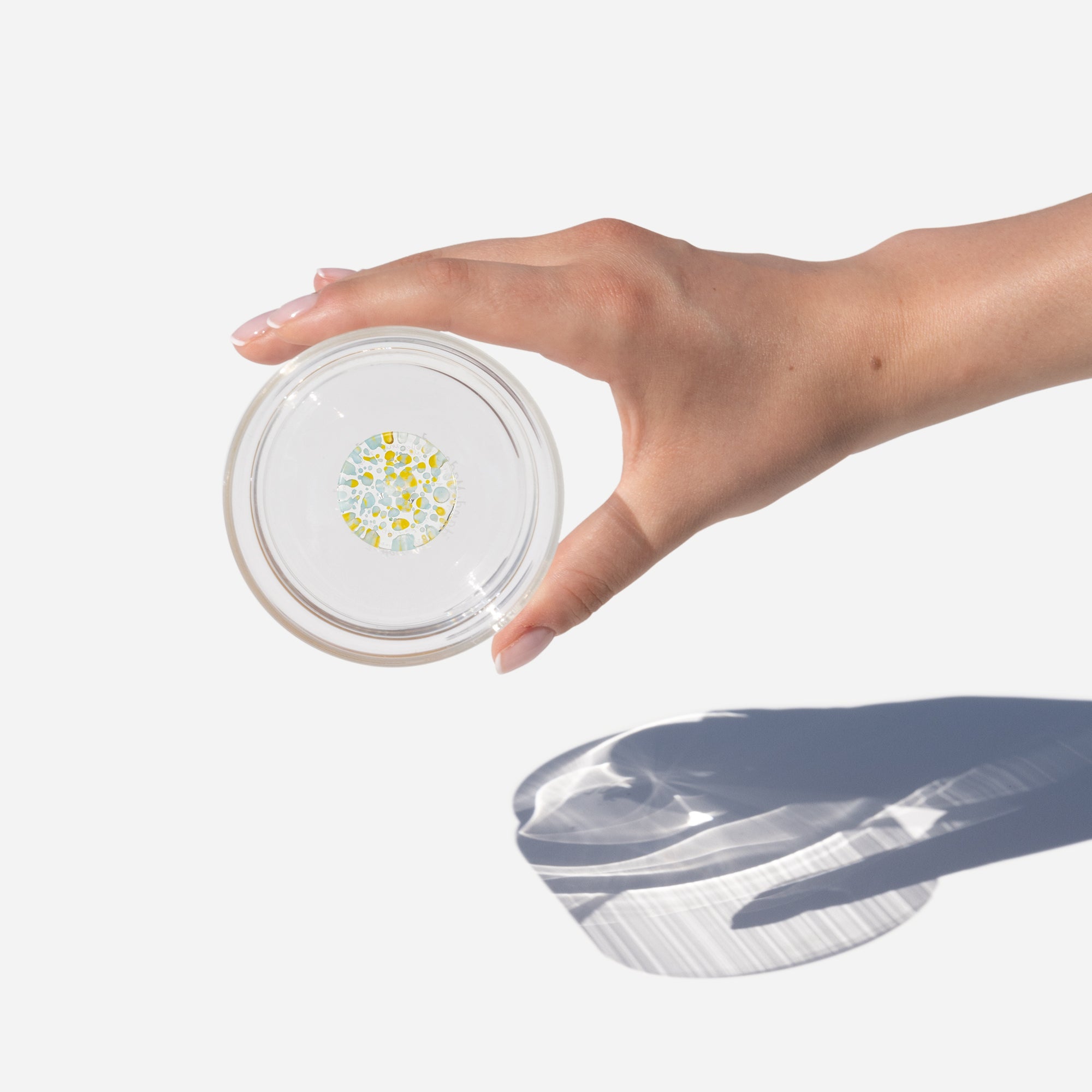 35 cl - Teca Terrazzo Verre à Eau Fait à la Main En Verre Borosilicate Set 6 Pz
