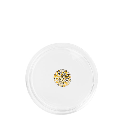 32.5 cl - Zafferano Teca Terrazzo Coppa Fatta a Mano In Vetro Borosilicato