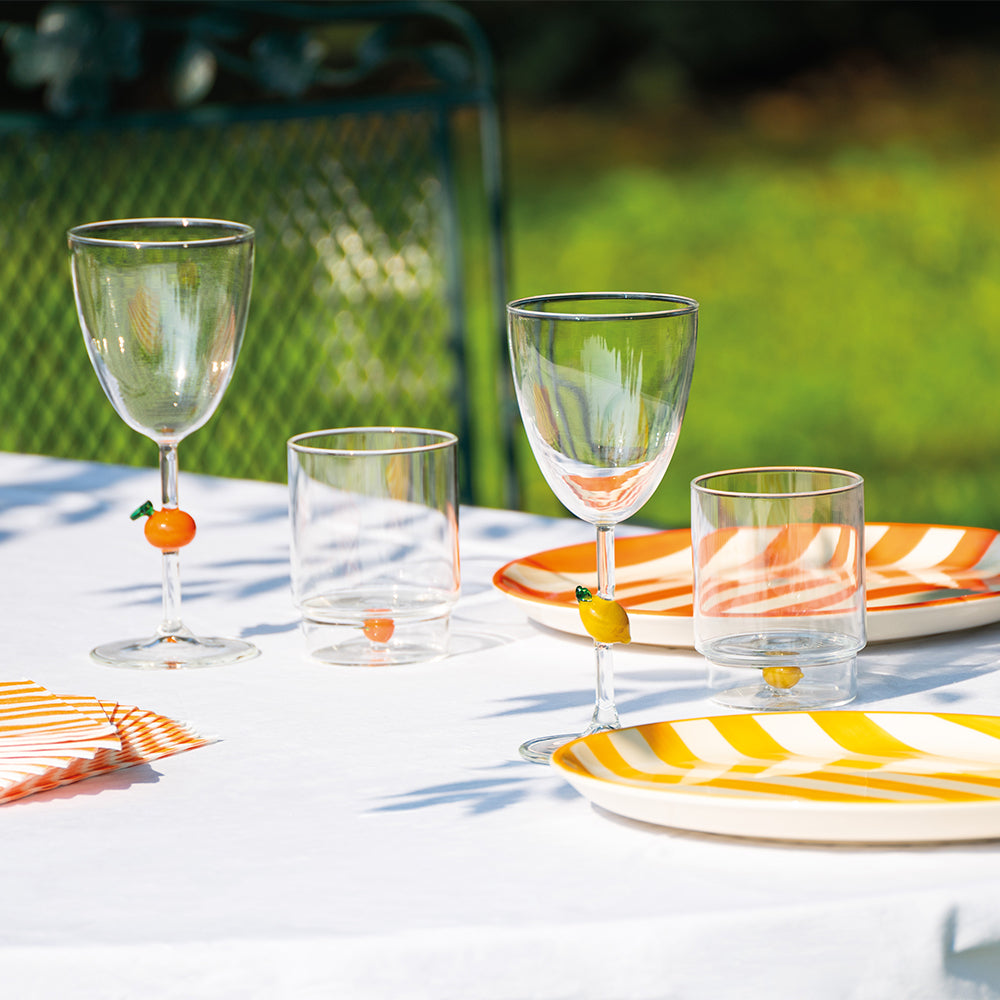 35 cl - Teca Frutta Glass Water Glass Set of 6