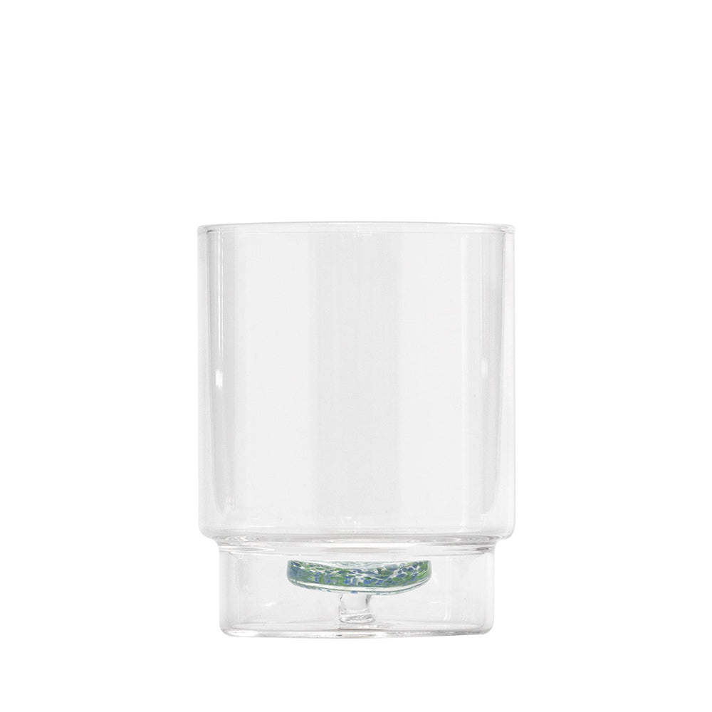 35 cl - Teca Terrazzo Verre à Eau Fait à la Main En Verre Borosilicate Set 6 Pz