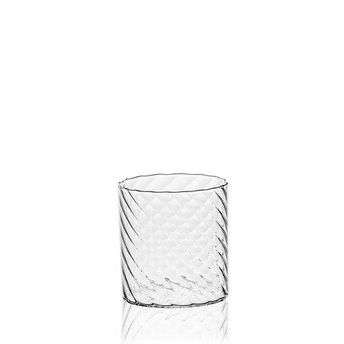 32 cl - Italesse Twist Bicchiere Cocktail Tumbler Soffiato a Bocca In Vetro Borosilicato - Set 6 Pz