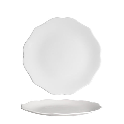 26.5 - Royal Porcelain Baroness Piatto Piano In Porcellana