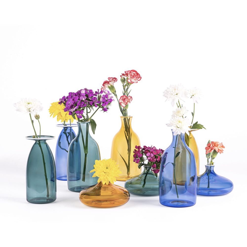 6 cm - Un Fiore Jarrón Flores de vidrio Borosilicato