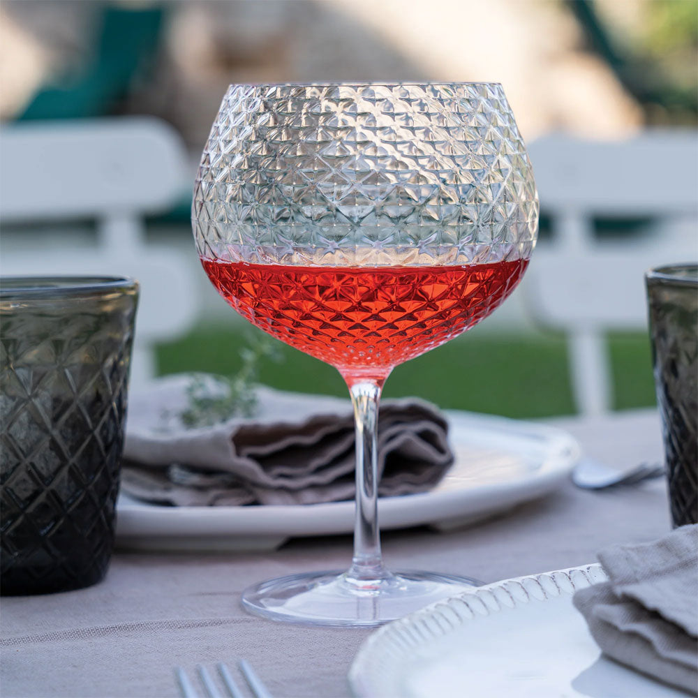 52 cl - Veneziano Mixology Gin Tonic Glas aus Glas - Set 4 Stück