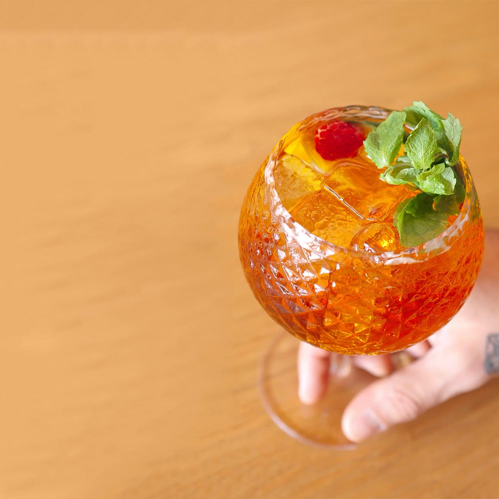 30 cl - Zafferano Veneziano Mixology Ballon XL Calice Gin Tonic In Vetro Set 2 Pz