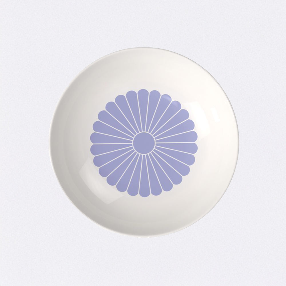 24 cm - Fleur Piatto Fondo In Porcellana Premium Set 6 Pz