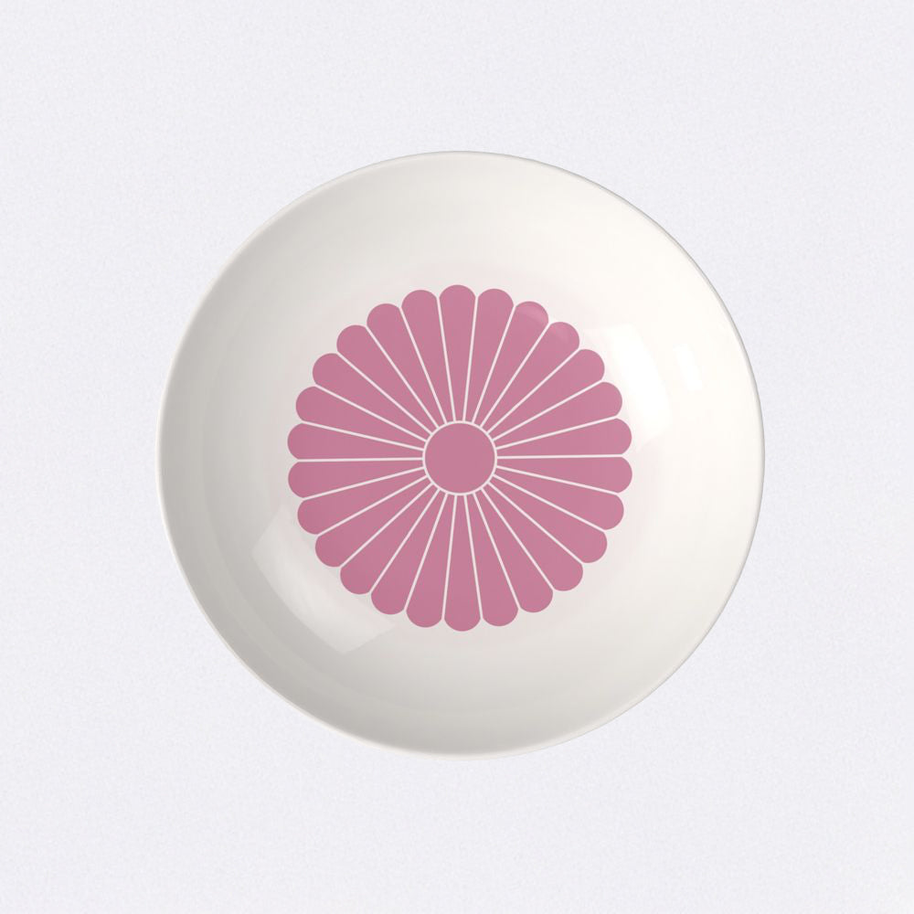 24 cm - Fleur Piatto Fondo In Porcellana Premium Set 6 Pz