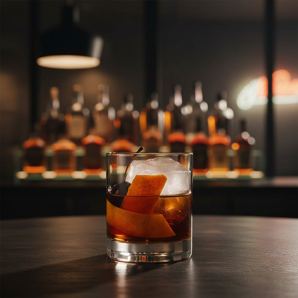 32 cl - Stolzle Lausitz New York Bar Bicchiere Whisky DOF In Vetro Set 6 Pz