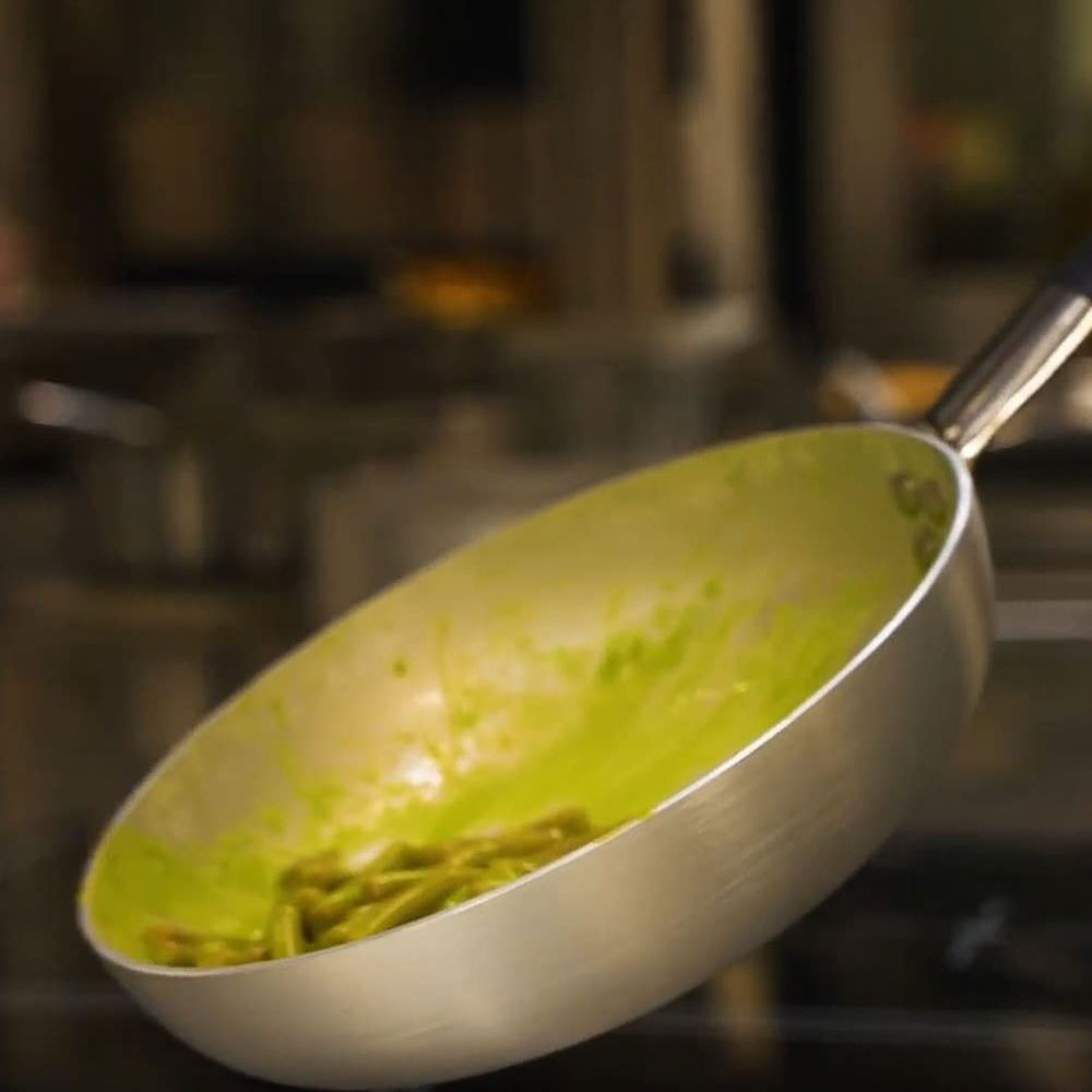Agnelli Alluminio 3mm Professionale Padella Alta Sauté Con Manico Tubolare Inox