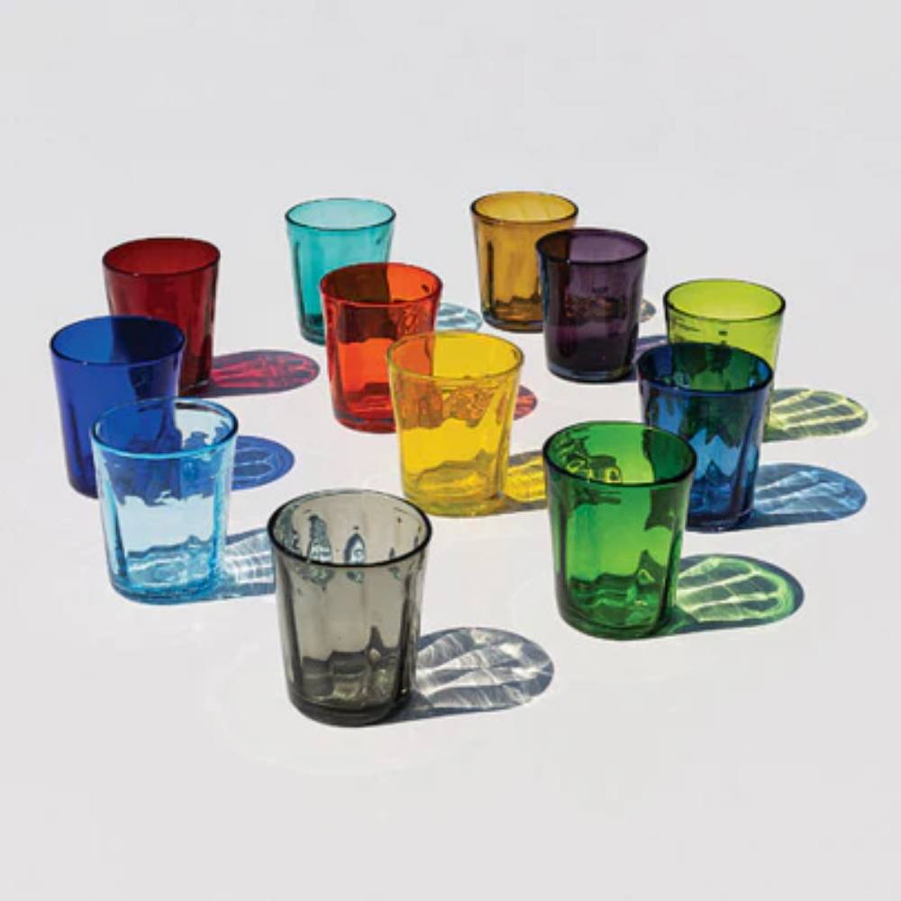32 cl - Bei Blown Glass Water Glass - Set 6 Pieces