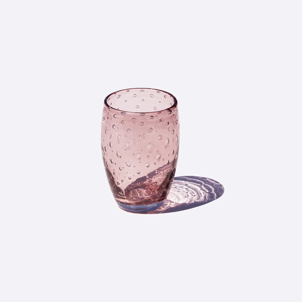 35 cl - Bolicante Verre À Eau Bulles en Verre Soufflé - Ensemble 6 Pcs