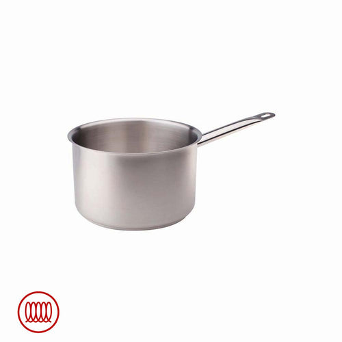 Agnelli Acciaio Inox Casseruola Alta Induzione Con Manico Tubolare