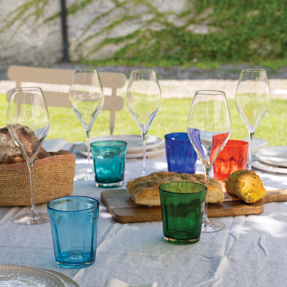 32 cl - Bei Blown Glass Water Glass - Set 6 Pieces