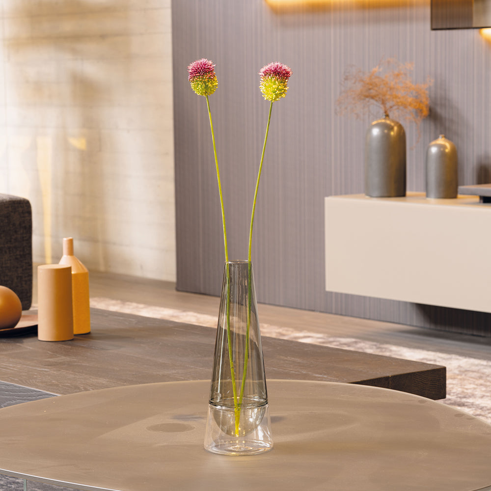 25 cm - Conosfera Vase à fleurs en verre borosilicaté