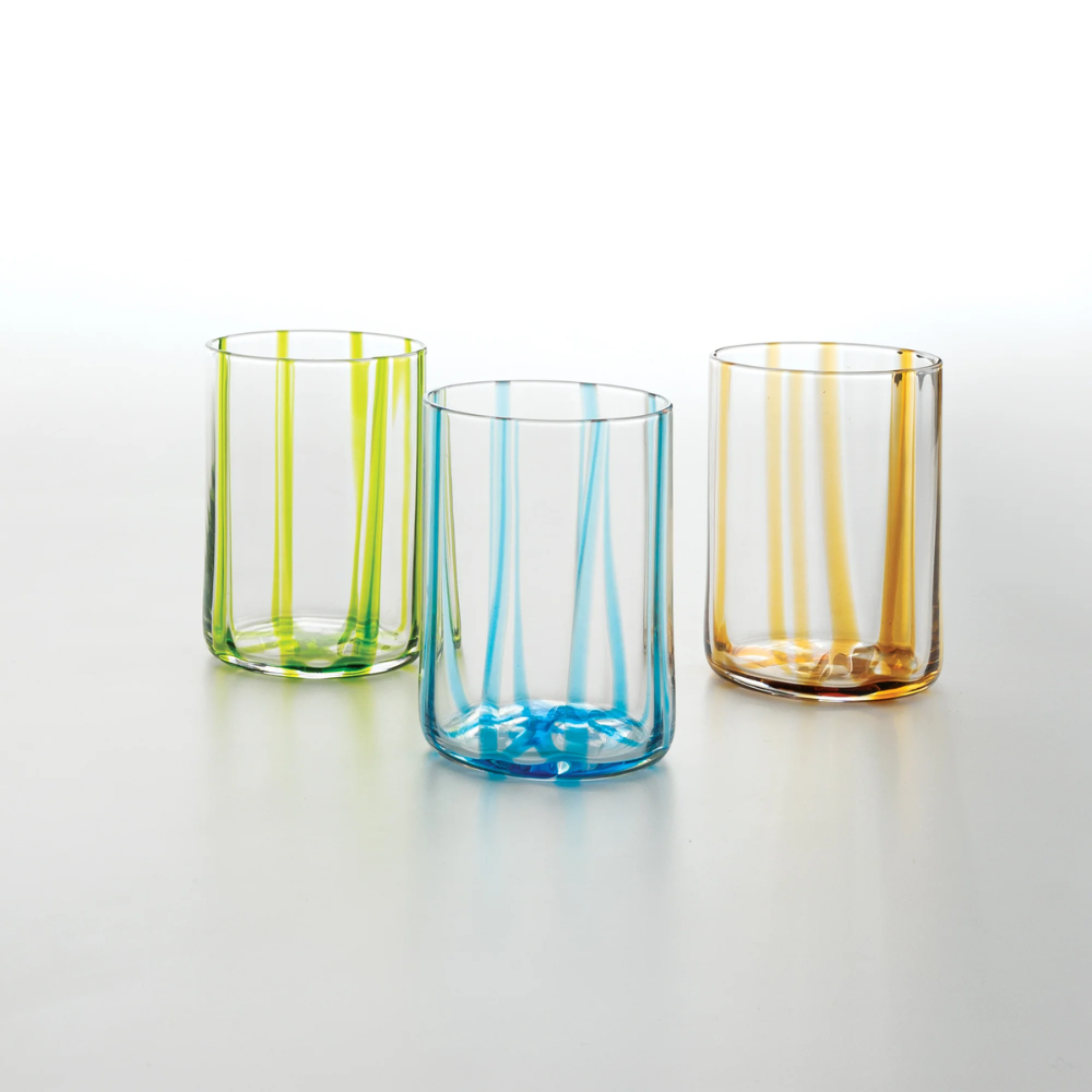 35 cl - Tirache Borosilicate Glass Water Glasses - Set 6 Pieces