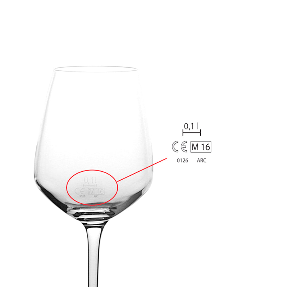 50 cl - Juliette Weinglas Mehrzweck aus Glas - Set 6 Stück