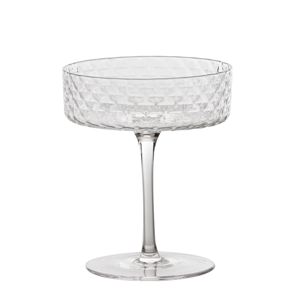 25 cl - Veneziano Mixology Glass Champagne Coupes - Set 4 Pieces