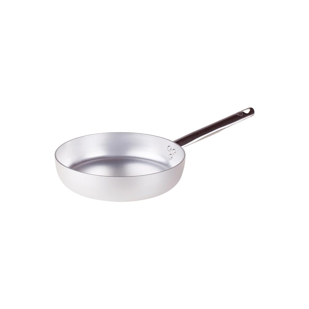Agnelli Alluminio 3mm Professionale Padella Alta Sauté Con Manico Tubolare Inox