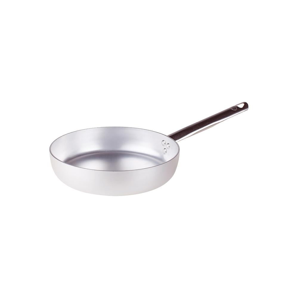 Agnelli Alluminio 3mm Professionale Padella Alta Sauté Con Manico Tubolare Inox